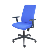Silla de oficina Piqueras y Crespo I Aran - Brazos regulables · Brazos fijos - Azul