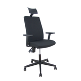 Silla de oficina Piqueras y Crespo I Aran - Brazos regulables · Brazos fijos · Cabecero - Negro