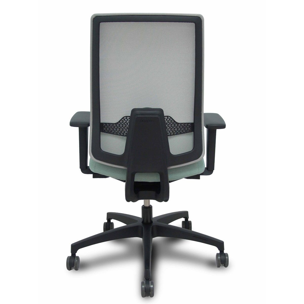 Silla de oficina Piqueras y Crespo Indeed Malla - Sincro con traslack · Brazos 2D - Gris / Verde