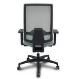 Silla de oficina Piqueras y Crespo Indeed Malla - Sincro con traslack · Brazos 2D - Gris / Verde