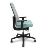 Silla de oficina Piqueras y Crespo Indeed Malla - Sincro con traslack · Brazos 2D - Gris / Verde