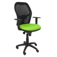 Silla de oficina Piqueras y Crespo Jorquera Malla + Bali - Ref. fabricante 15SNBALI522 - Negro / Verde