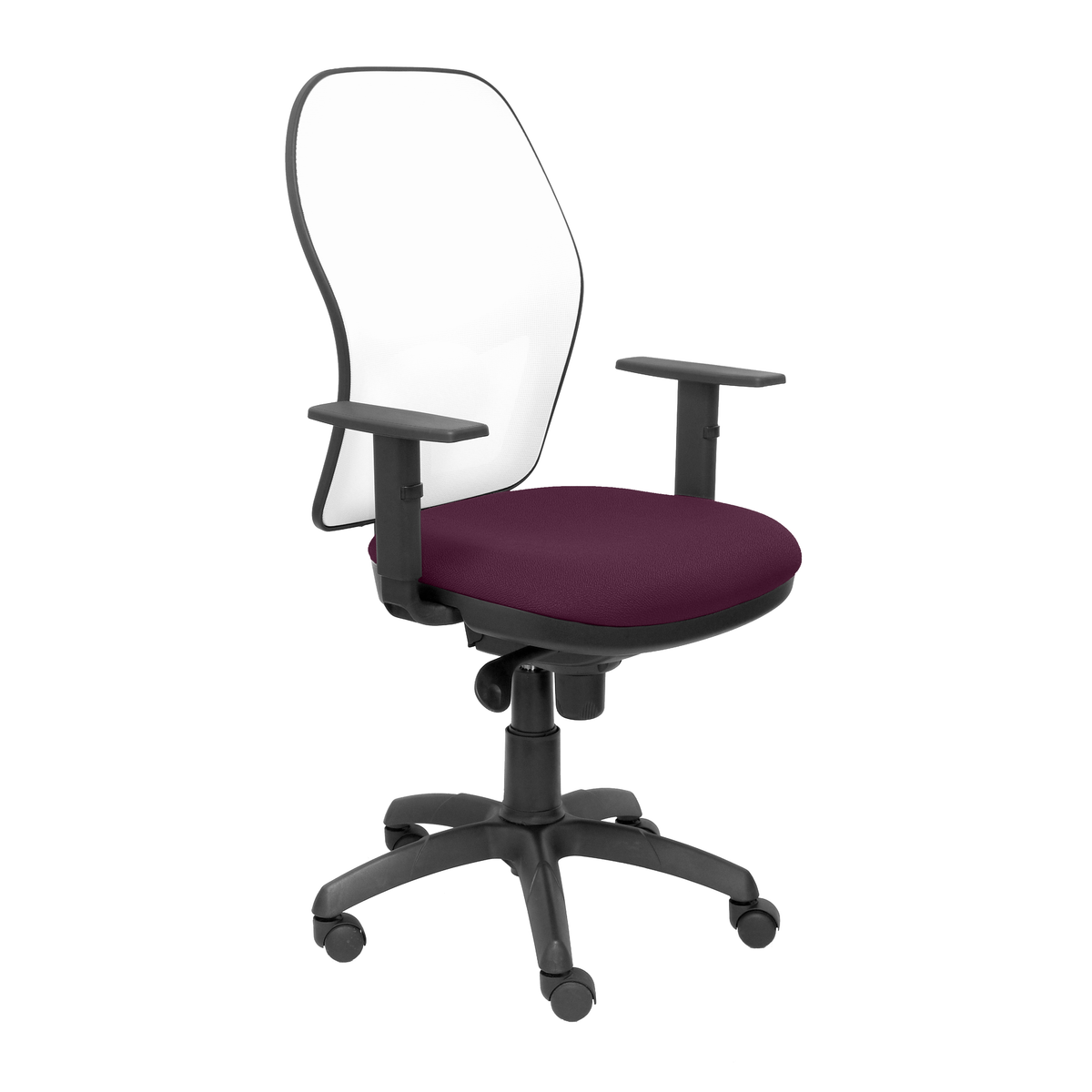 Silla de oficina Piqueras y Crespo Jorquera Malla + Bali - Ref. fabricante 15SBBALI200 - Morado