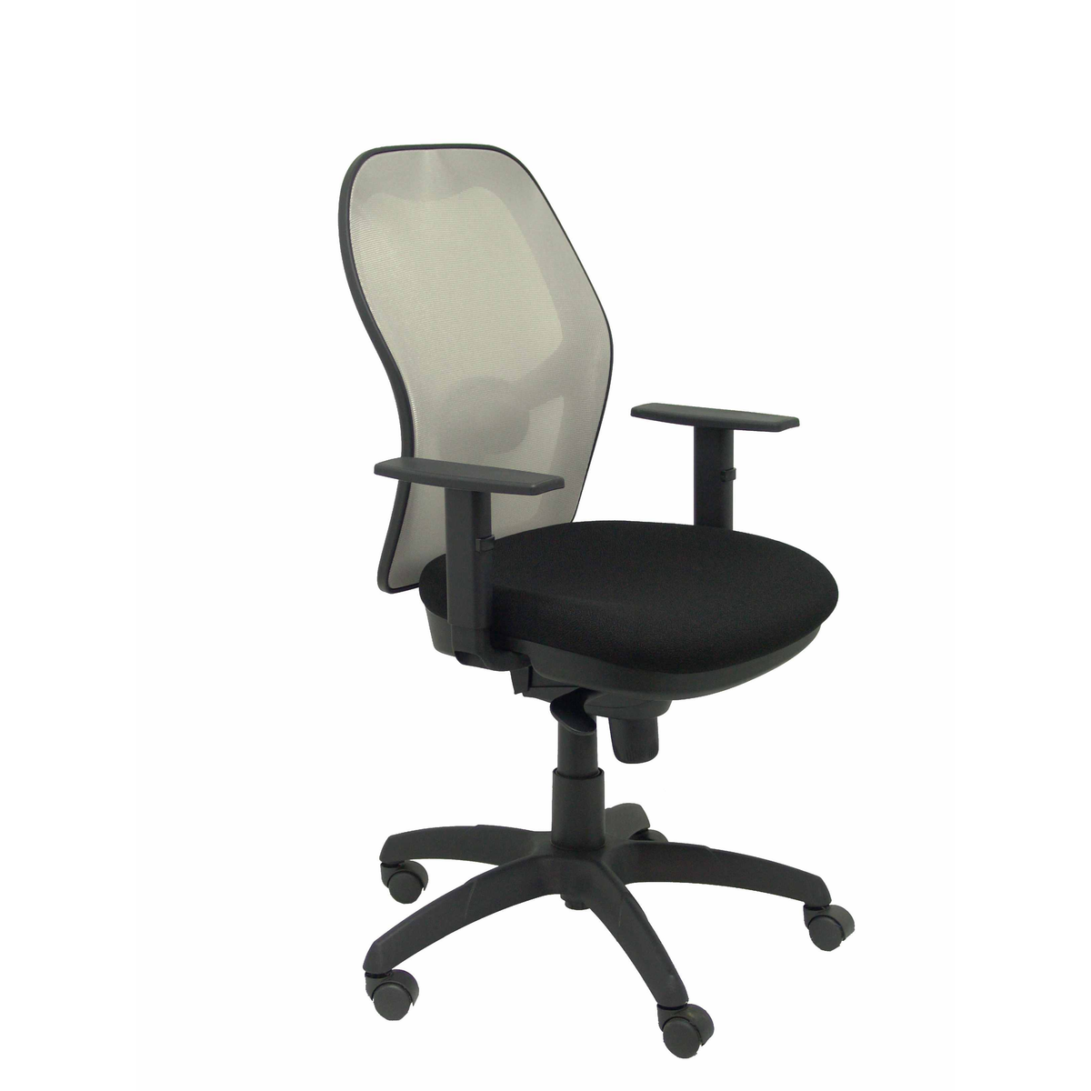 Silla de oficina Piqueras y Crespo Jorquera Malla + Bali - Ref. fabricante 15SABALI229 - Gris / Negro