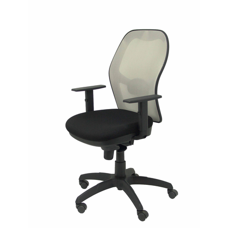 Silla de oficina Piqueras y Crespo Jorquera Malla + Bali - Ref. fabricante 15SABALI229 - Gris / Negro