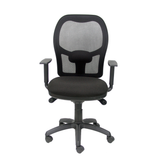 Silla de oficina Piqueras y Crespo Jorquera Malla + Bali - Ref. fabricante 15SNBALI200 - Negro