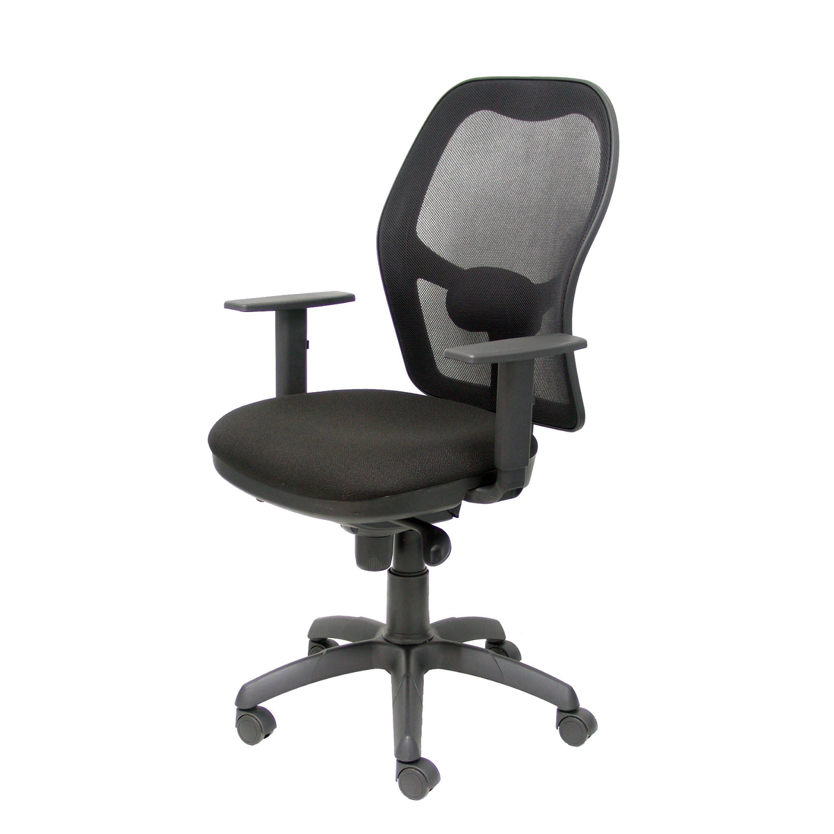 Silla de oficina Piqueras y Crespo Jorquera Malla + Bali - Ref. fabricante 15SNBALI200 - Negro