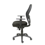 Silla de oficina Piqueras y Crespo Jorquera Malla + Bali - Ref. fabricante 15SNBALI200 - Negro