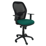 Silla de oficina Piqueras y Crespo Jorquera Malla + Bali - Ref. fabricante 15SNBALI200 - Verde Botella