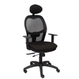 Silla de oficina Piqueras y Crespo Jorquera Malla + Bali - Ref. fabricante 15SNBALI840CTK - Negro