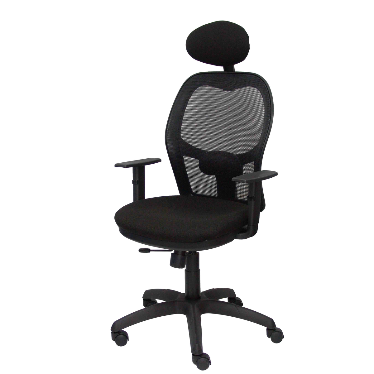 Silla de oficina Piqueras y Crespo Jorquera Malla + Bali - Ref. fabricante 15SNBALI840CTK - Negro