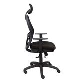 Silla de oficina Piqueras y Crespo Jorquera Malla + Bali - Ref. fabricante 15SNBALI840CTK - Negro