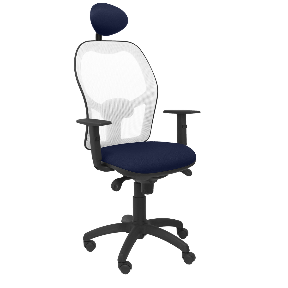Silla de oficina Piqueras y Crespo Jorquera Malla + Bali - Ref. fabricante 15SBBALI200C - Azul Marino