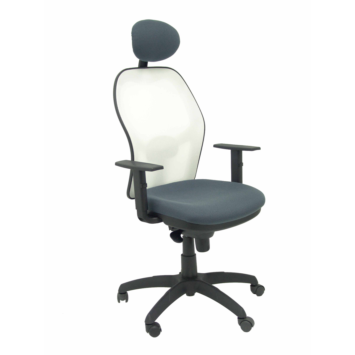 Silla de oficina Piqueras y Crespo Jorquera Malla + Bali - Ref. fabricante 15SBBALI200C - Gris Oscuro