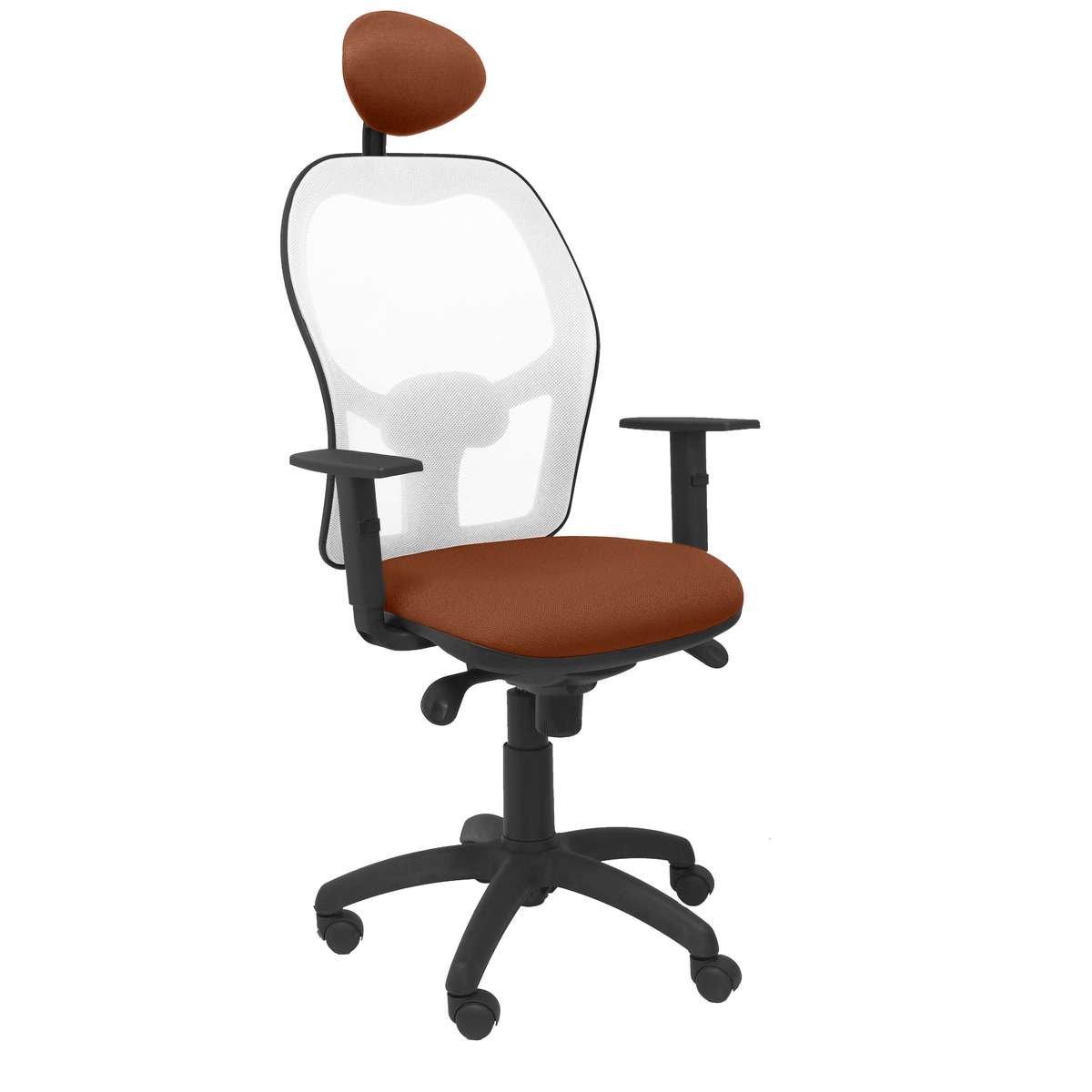 Silla de oficina Piqueras y Crespo Jorquera Malla + Bali - Ref. fabricante 15SBBALI200C - Marron
