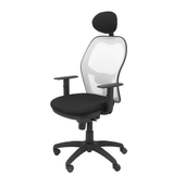 Silla de oficina Piqueras y Crespo Jorquera Malla + Bali - Ref. fabricante 15SBBALI200C - Negro