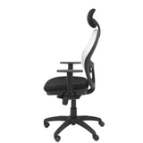 Silla de oficina Piqueras y Crespo Jorquera Malla + Bali - Ref. fabricante 15SBBALI200C - Negro