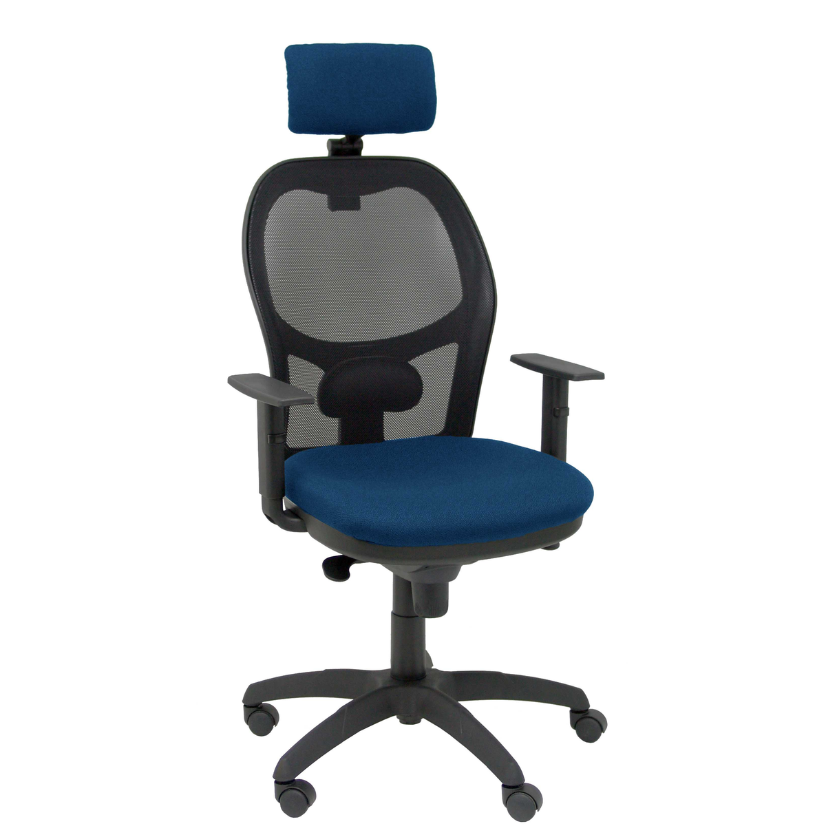 Silla de oficina Piqueras y Crespo Jorquera Malla + Bali - Ref. fabricante 15SM840B200B10CRNCR - Azul Marino