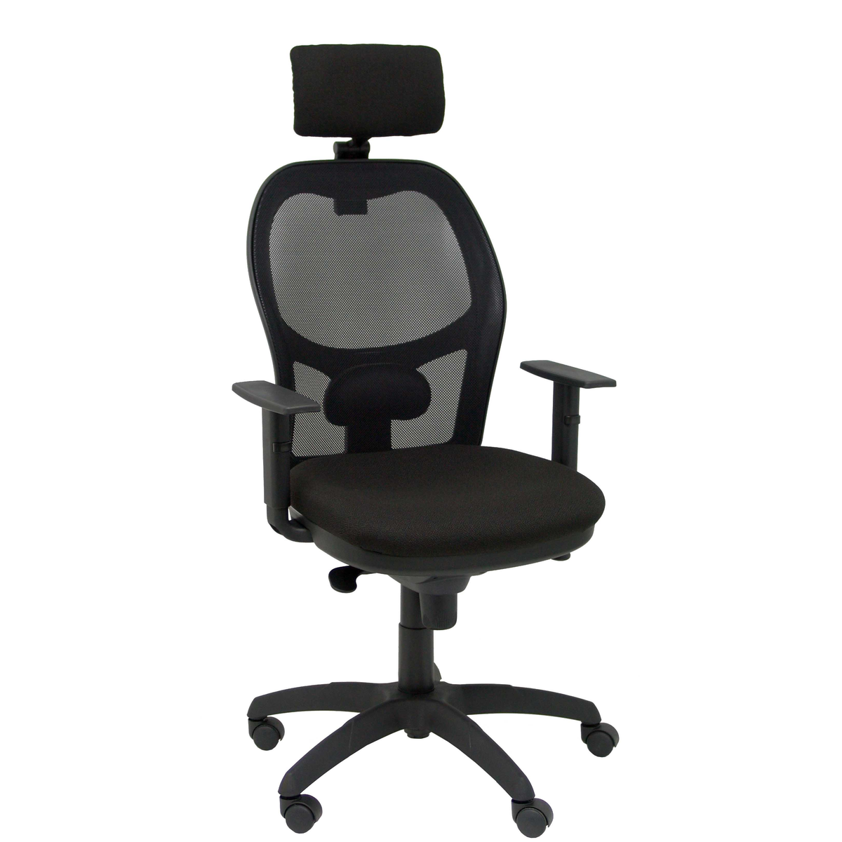 Silla de oficina Piqueras y Crespo Jorquera Malla + Bali - Ref. fabricante 15SM840B200B10CRNCR - Negro
