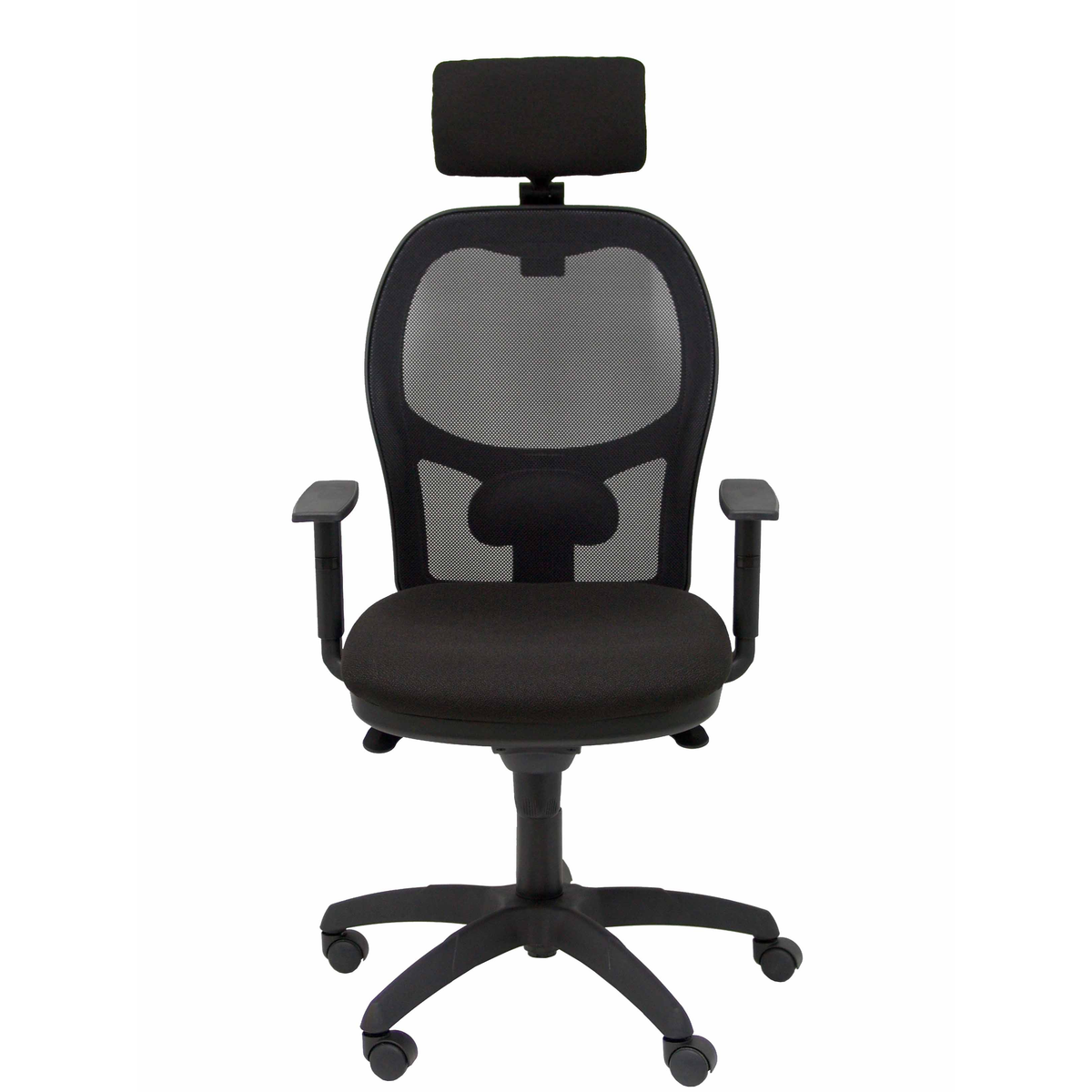 Silla de oficina Piqueras y Crespo Jorquera Malla + Bali - Ref. fabricante 15SM840B200B10CRNCR - Negro