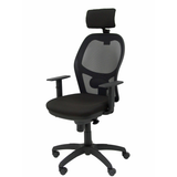 Silla de oficina Piqueras y Crespo Jorquera Malla + Bali - Ref. fabricante 15SM840B200B10CRNCR - Negro
