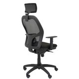 Silla de oficina Piqueras y Crespo Jorquera Malla + Bali - Ref. fabricante 15SM840B200B10CRNCR - Negro