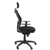 Silla de oficina Piqueras y Crespo Jorquera Malla + Bali - Ref. fabricante 15SM840B200B10CRNCR - Negro