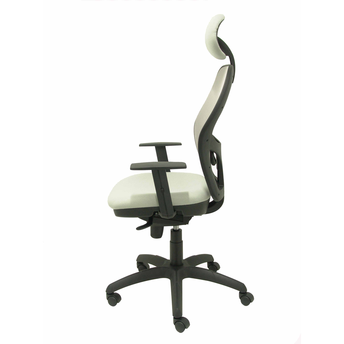 Silla de oficina Piqueras y Crespo Jorquera Malla + Bali - Ref. fabricante 15SABALI100C - Gris / Gris Claro