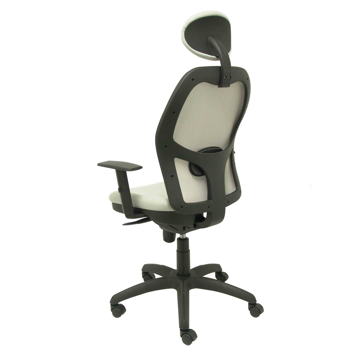 Silla de oficina Piqueras y Crespo Jorquera Malla + Bali - Ref. fabricante 15SABALI100C - Gris / Gris Claro