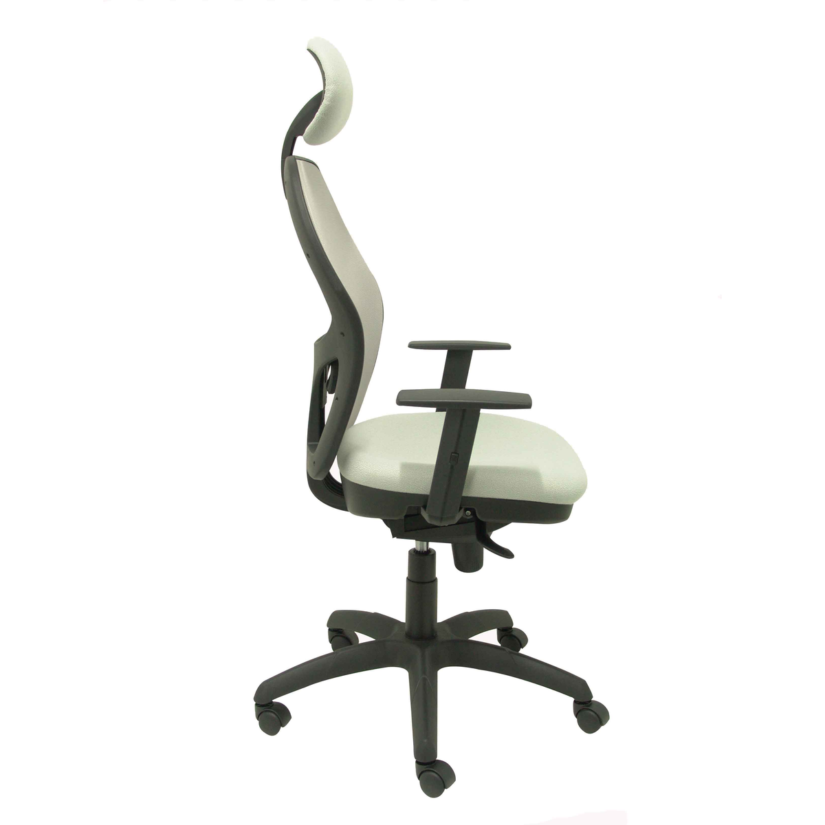 Silla de oficina Piqueras y Crespo Jorquera Malla + Bali - Ref. fabricante 15SABALI100C - Gris / Gris Claro
