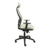 Silla de oficina Piqueras y Crespo Jorquera Malla + Bali - Ref. fabricante 15SABALI100C - Gris / Gris Claro