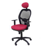 Silla de oficina Piqueras y Crespo Jorquera Malla + Bali - Ref. fabricante 15SNBALI100C - Granate