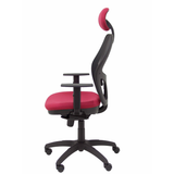 Silla de oficina Piqueras y Crespo Jorquera Malla + Bali - Ref. fabricante 15SNBALI100C - Granate