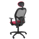 Silla de oficina Piqueras y Crespo Jorquera Malla + Bali - Ref. fabricante 15SNBALI100C - Granate