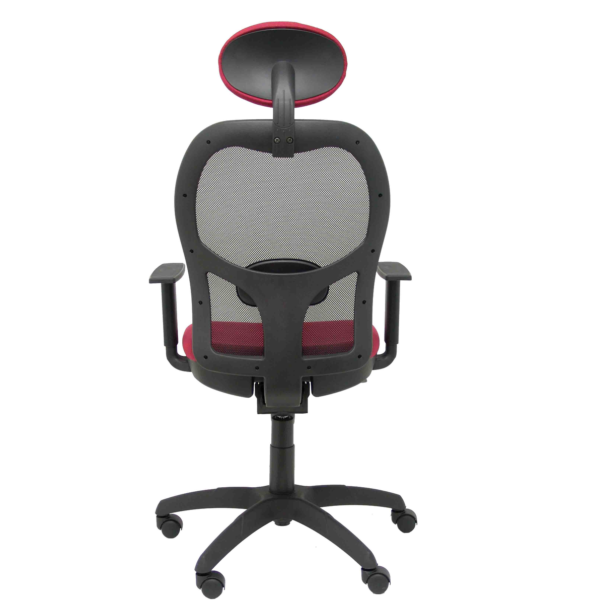 Silla de oficina Piqueras y Crespo Jorquera Malla + Bali - Ref. fabricante 15SNBALI100C - Granate