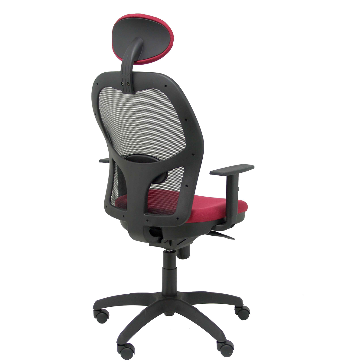 Silla de oficina Piqueras y Crespo Jorquera Malla + Bali - Ref. fabricante 15SNBALI100C - Granate