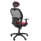 Silla de oficina Piqueras y Crespo Jorquera Malla + Bali - Ref. fabricante 15SNBALI100C - Granate