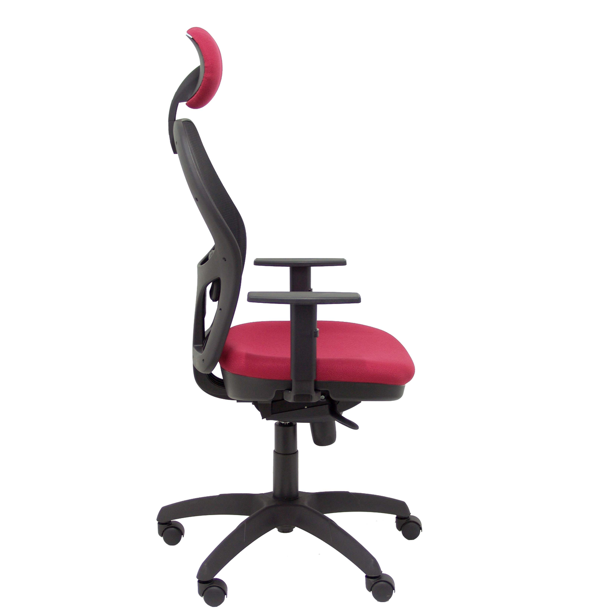 Silla de oficina Piqueras y Crespo Jorquera Malla + Bali - Ref. fabricante 15SNBALI100C - Granate