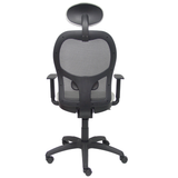 Silla de oficina Piqueras y Crespo Jorquera Malla + Bali - Ref. fabricante 15SNBALI100C - Gris Claro