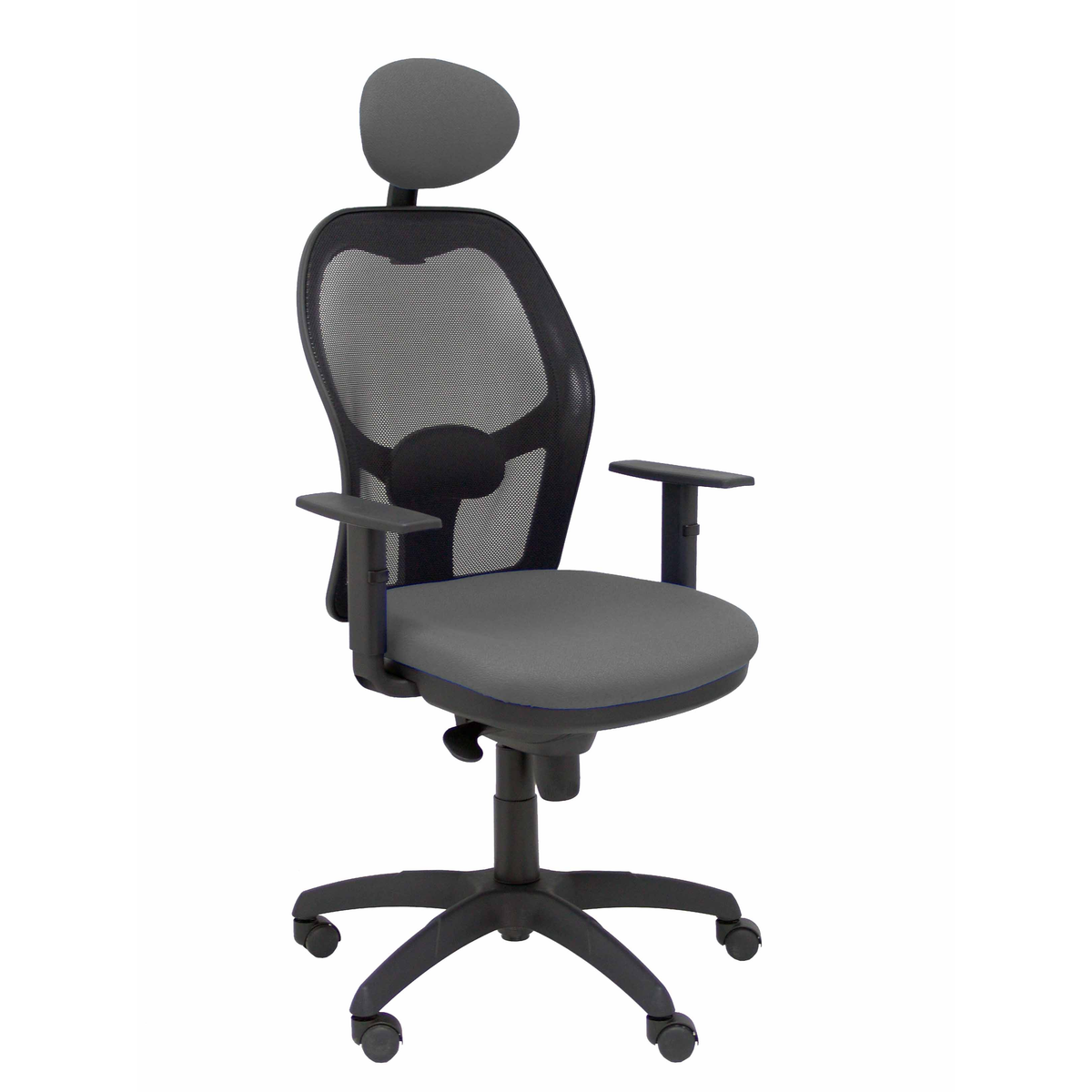 Silla de oficina Piqueras y Crespo Jorquera Malla + Bali - Ref. fabricante 15SNBALI100C - Gris Oscuro