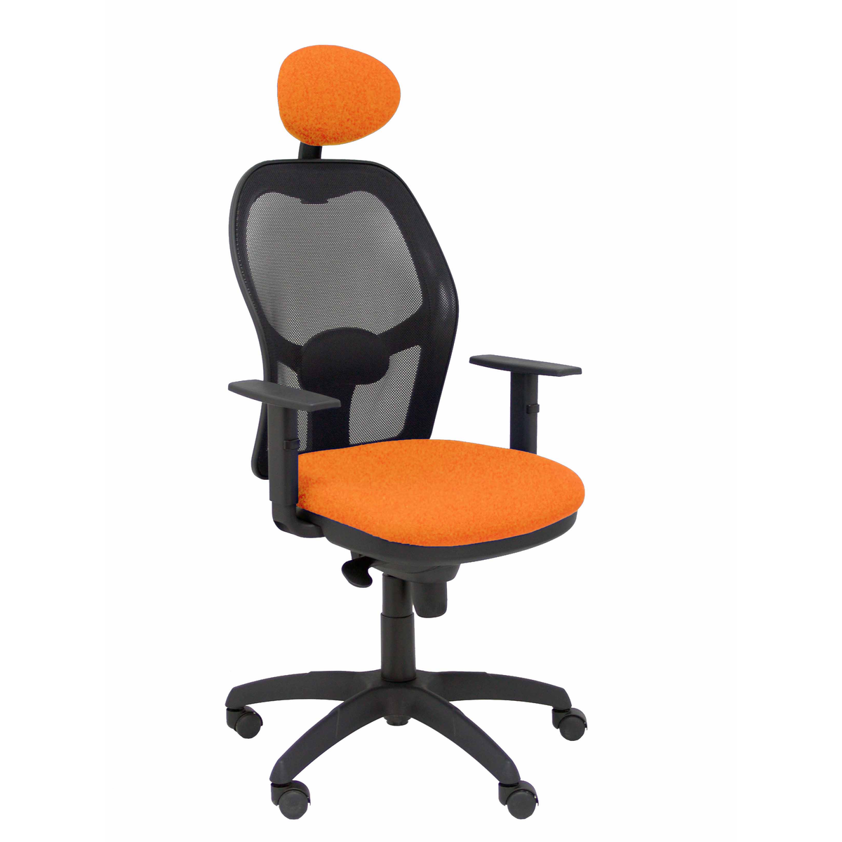 Silla de oficina Piqueras y Crespo Jorquera Malla + Bali - Ref. fabricante 15SNBALI100C - Naranja