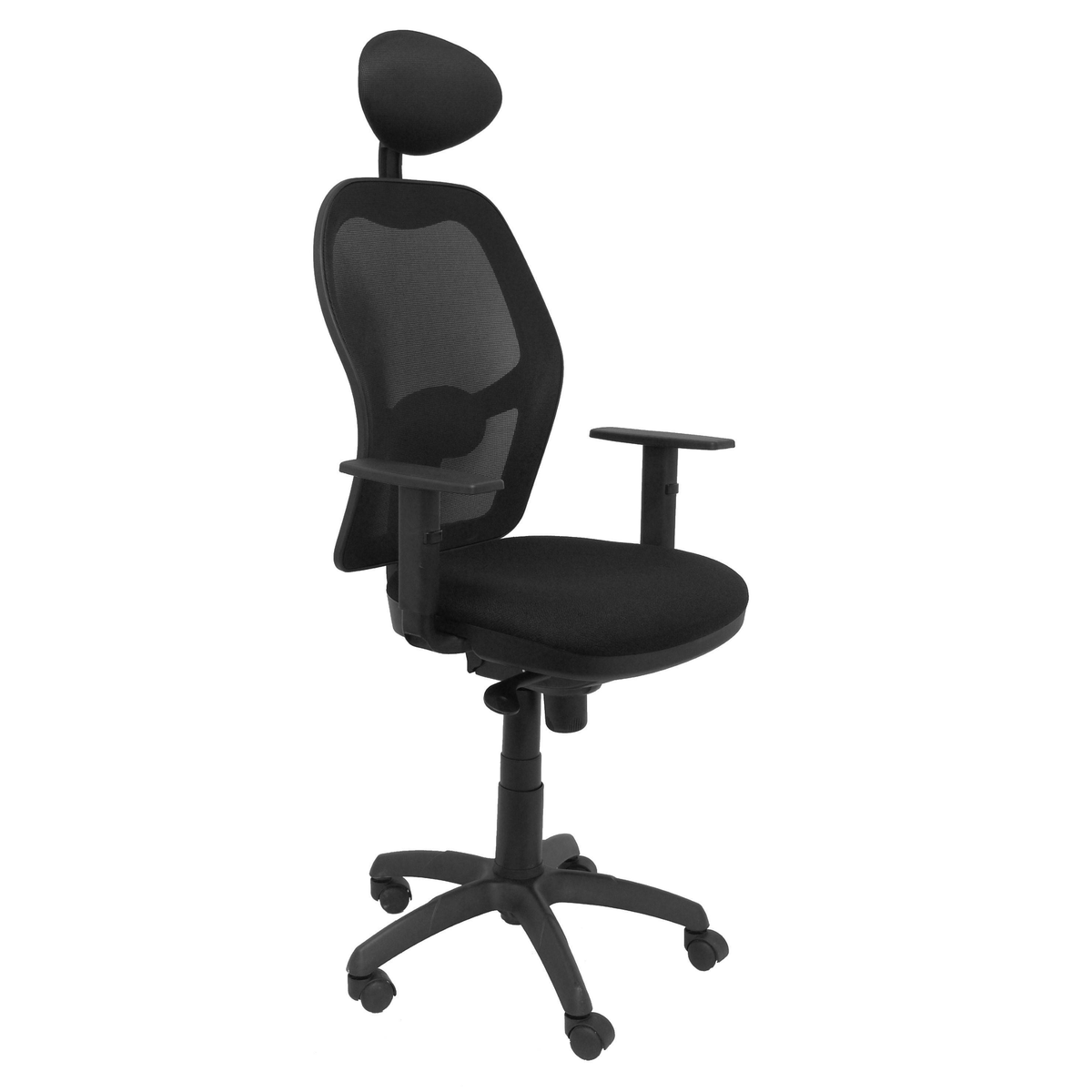Silla de oficina Piqueras y Crespo Jorquera Malla + Bali - Ref. fabricante 15SNBALI100C - Negro