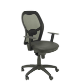 Silla de oficina Piqueras y Crespo Jorquera Malla + Similpiel - Negro