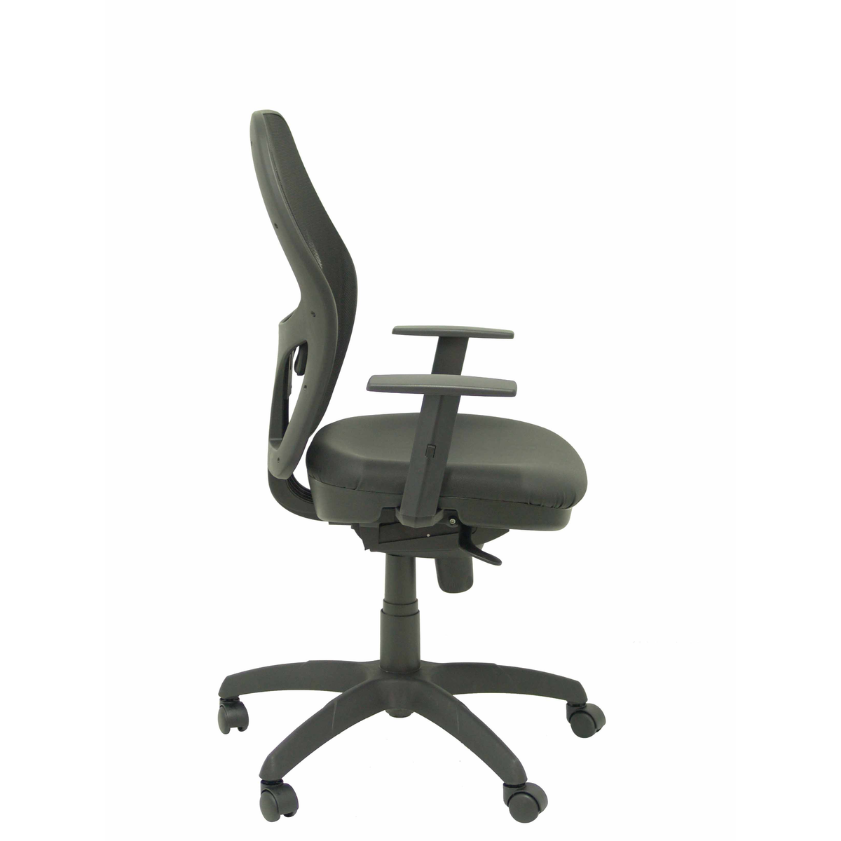 Silla de oficina Piqueras y Crespo Jorquera Malla + Similpiel - Negro