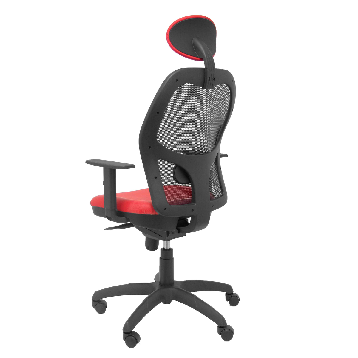 Silla de oficina Piqueras y Crespo Jorquera Malla + Similpiel - Cabecero - Rojo