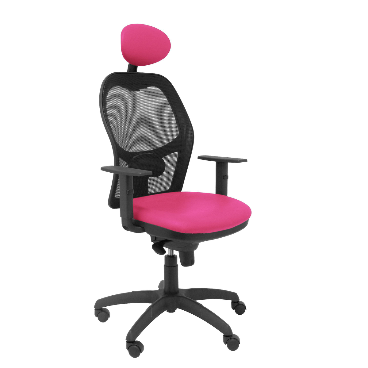 Silla de oficina Piqueras y Crespo Jorquera Malla + Similpiel - Cabecero - Rosa