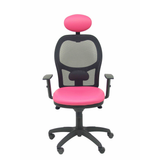 Silla de oficina Piqueras y Crespo Jorquera Malla + Similpiel - Cabecero - Rosa