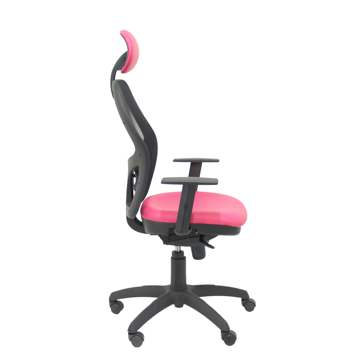 Silla de oficina Piqueras y Crespo Jorquera Malla + Similpiel - Cabecero - Rosa