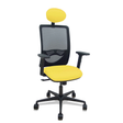 Silla de oficina Piqueras y Crespo Zulema Malla + Bali - Ref. fabricante 390SM840B100B2DB68R65C - Amarillo