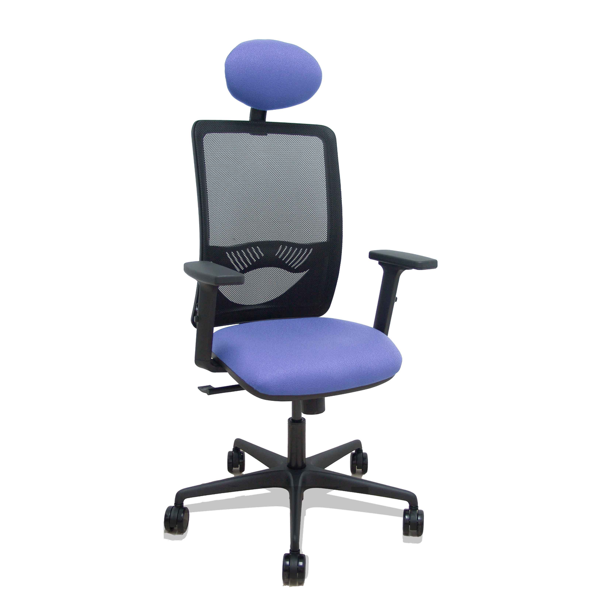Silla de oficina Piqueras y Crespo Zulema Malla + Bali - Ref. fabricante 390SM840B100B2DB68R65C - Azul Claro